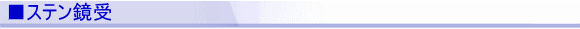 ■ステン鏡受